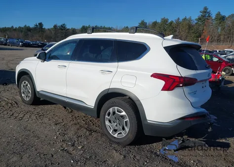 2021 Hyundai Santa Fe Hybrid Blue from USA, damaged, VIN KM8S2DA14MU005827